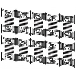 Barrières en béton, double X